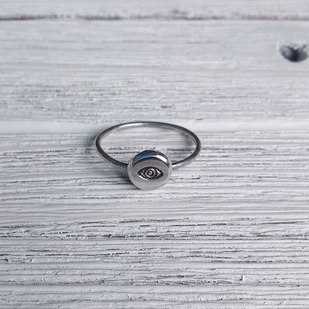 Evil eye rings